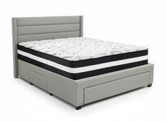 Coronado-A Bed Frame With Drawers & Euro Top Mattress L30 - Double