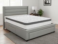 Coronado-A Bed Frame With Drawers & GEL30 Mattress - Double