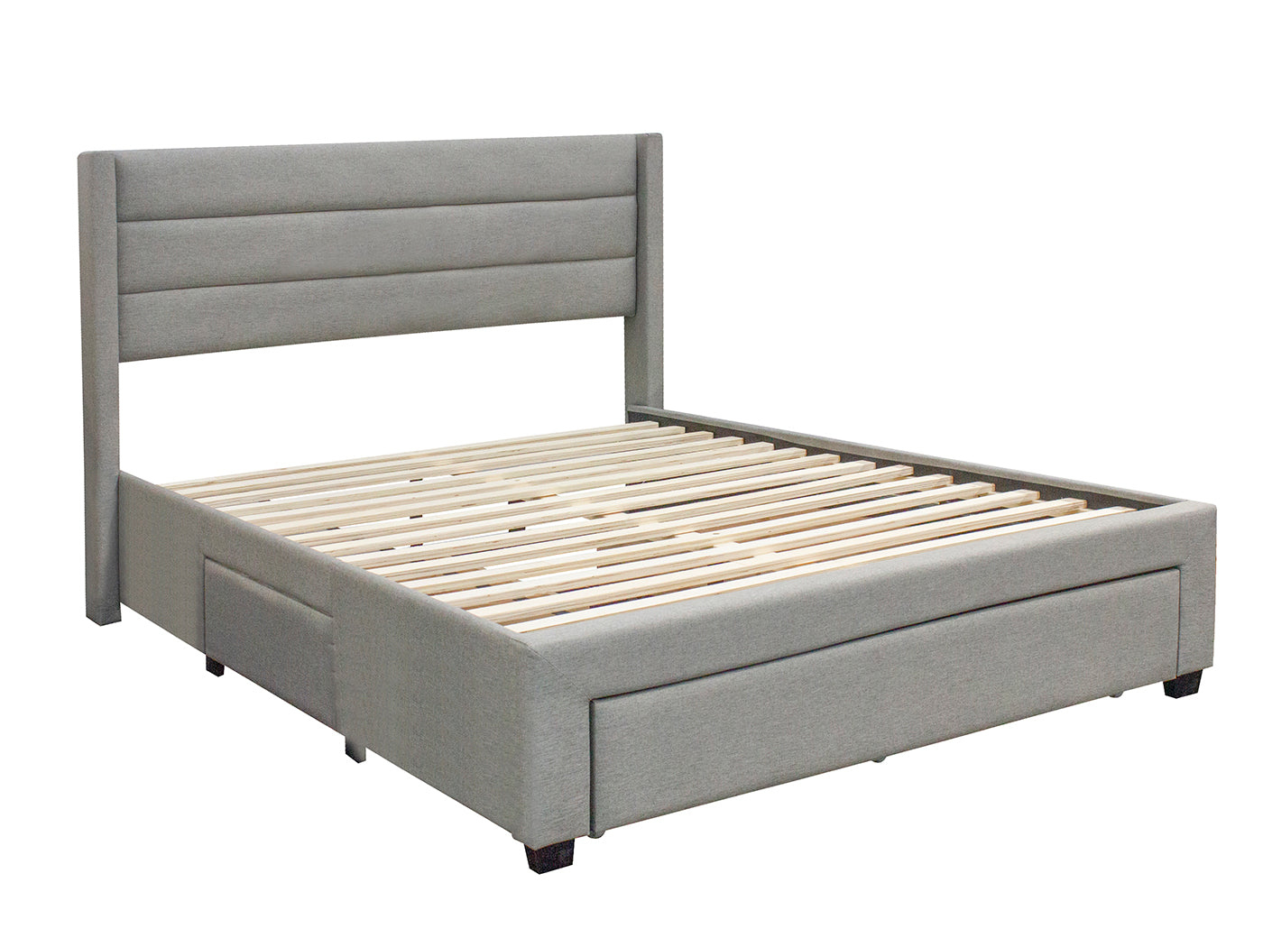 Coronado-A Bed Frame With Drawers & B34 Mattress  - Double