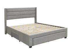 Coronado-A Bed Frame With Drawers & B34 Mattress  - Double