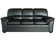 Braura PU Leather Sofa Set - Black
