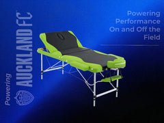 3-Fold Portable Aluminum Massage Table - Green+Black