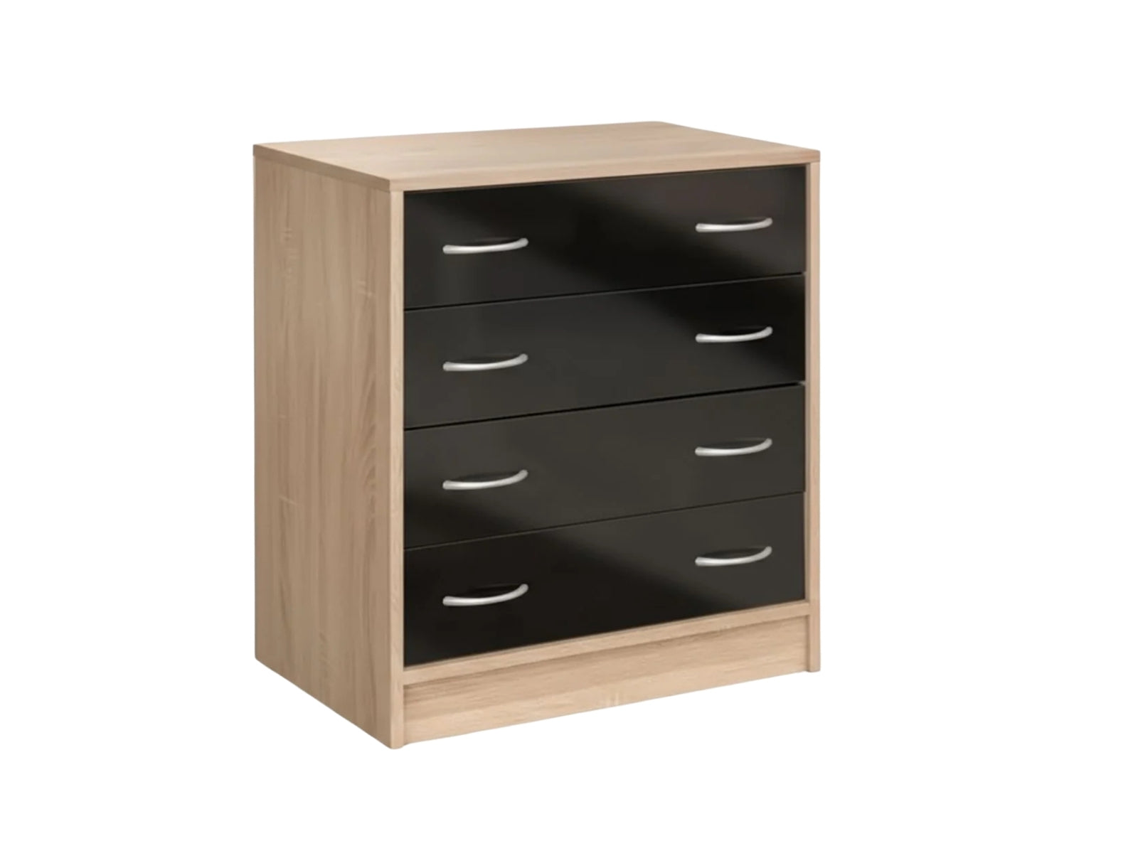 Bardalona 4-Drawer Chest - Gloss Black