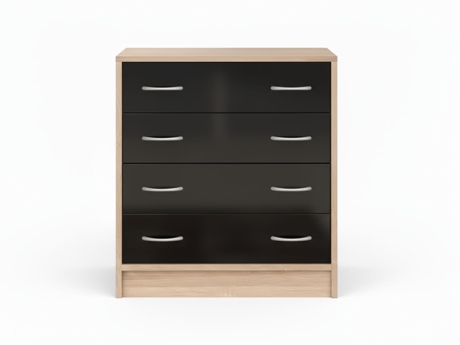 Bardalona 4-Drawer Chest - Gloss Black