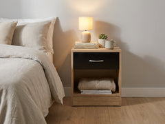 Bardalona Bedside Table - Gloss Black