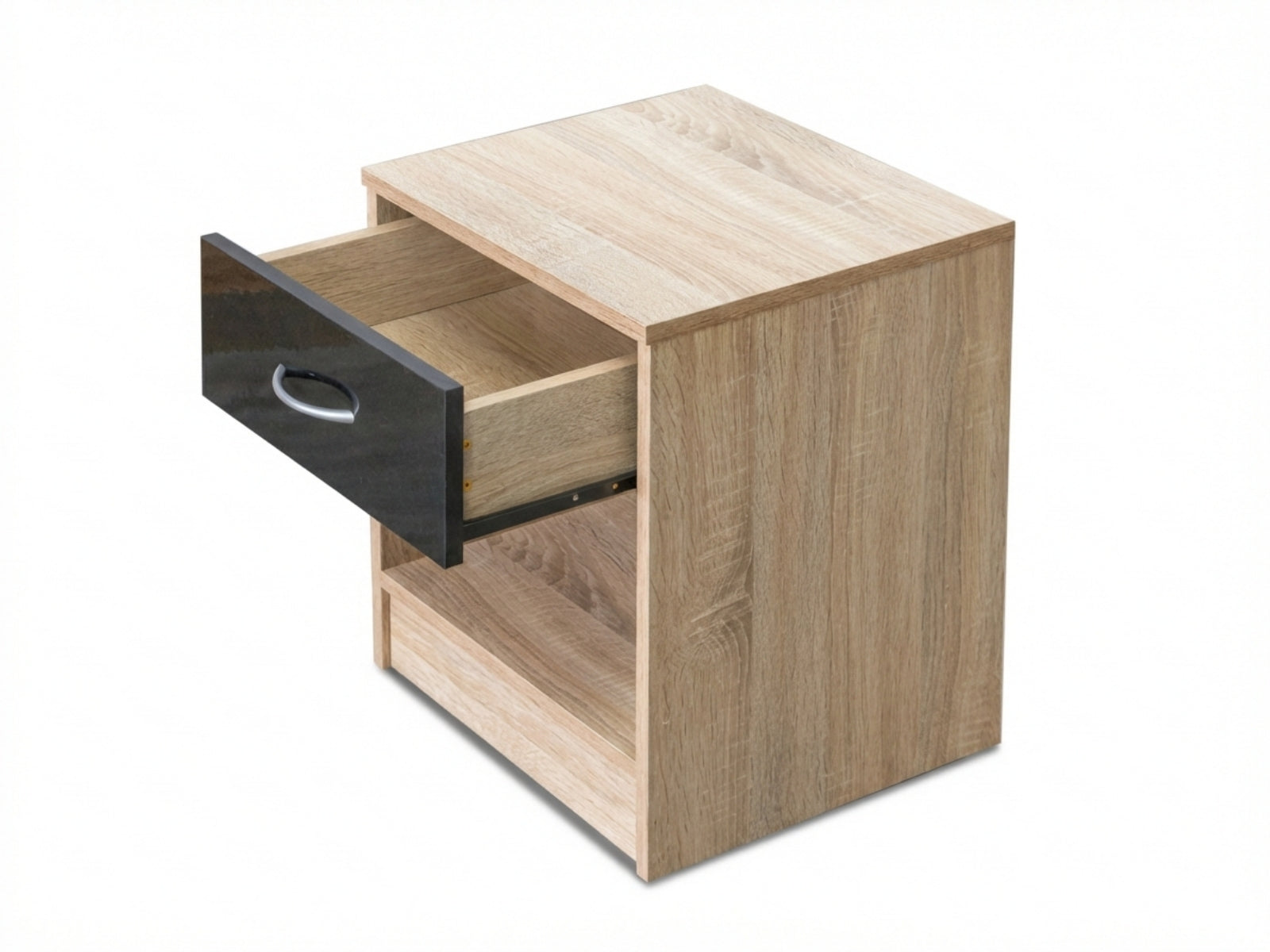 Bardalona Bedside Table - Gloss Black