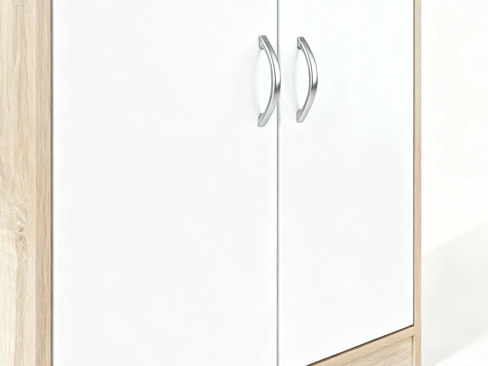 Bardalona 2-Door Wardrobe - Gloss White