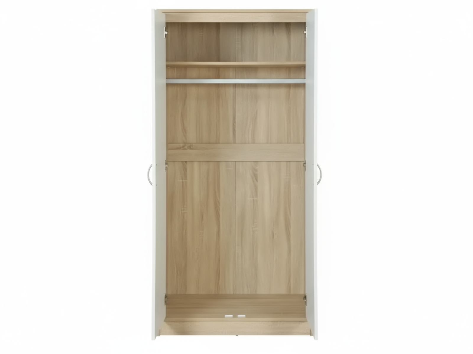 Bardalona 2-Door Wardrobe - Gloss White