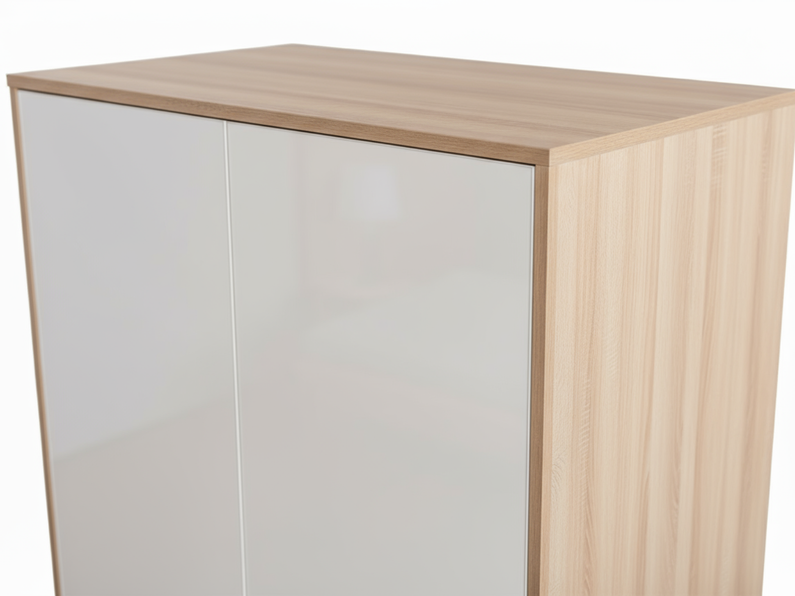 Bardalona 2-Door Wardrobe - Gloss White