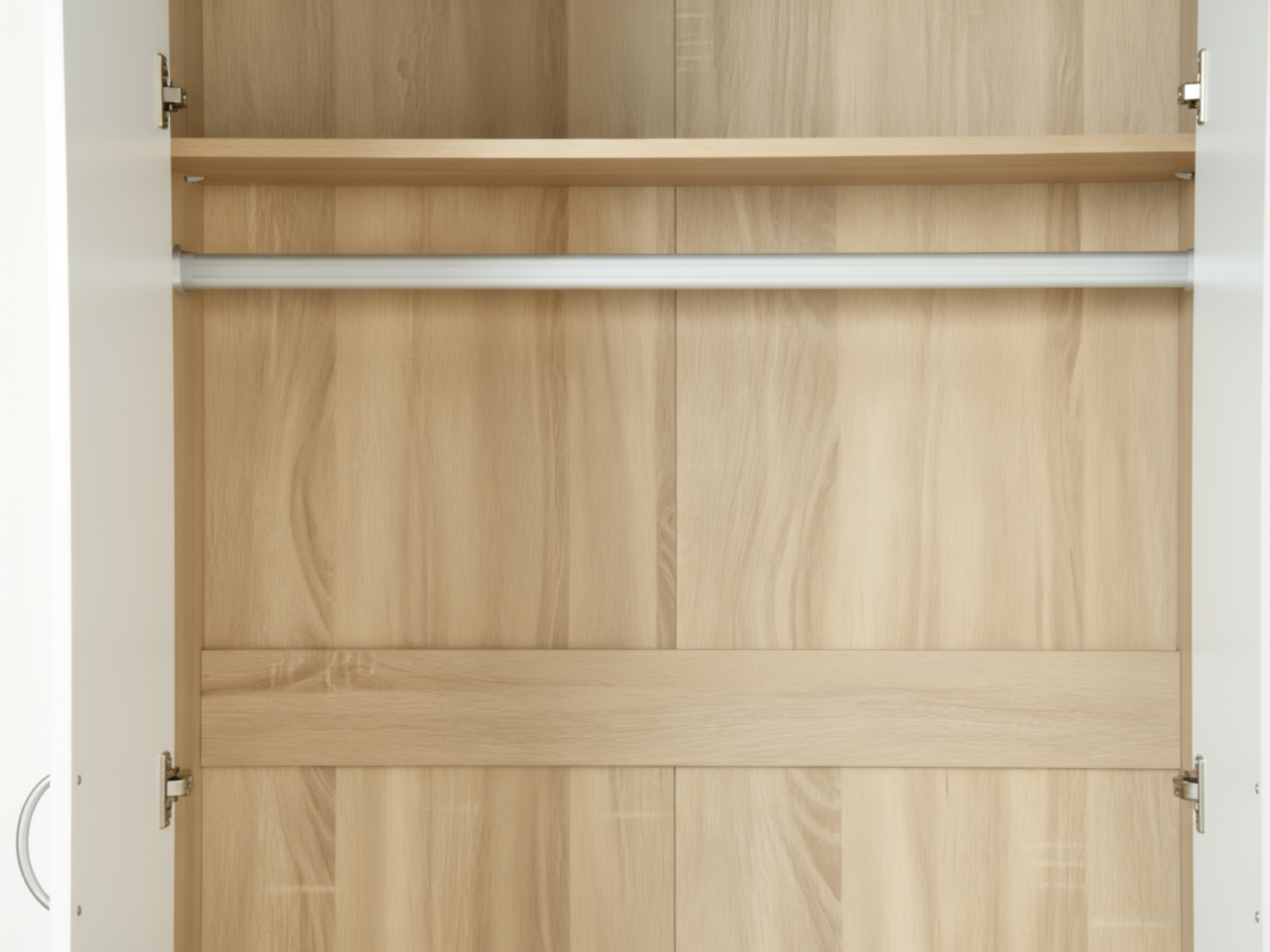 Bardalona 2-Door Wardrobe - Gloss White