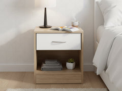 Bardalona Bedside Table - Gloss White