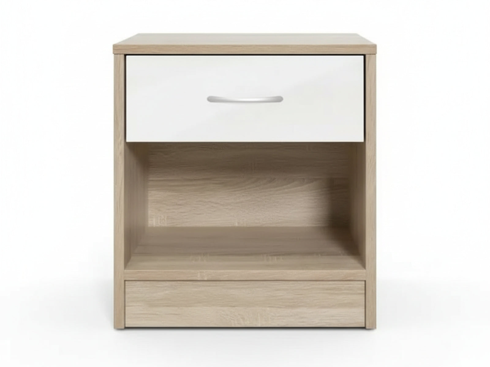 Bardalona Bedside Table - Gloss White