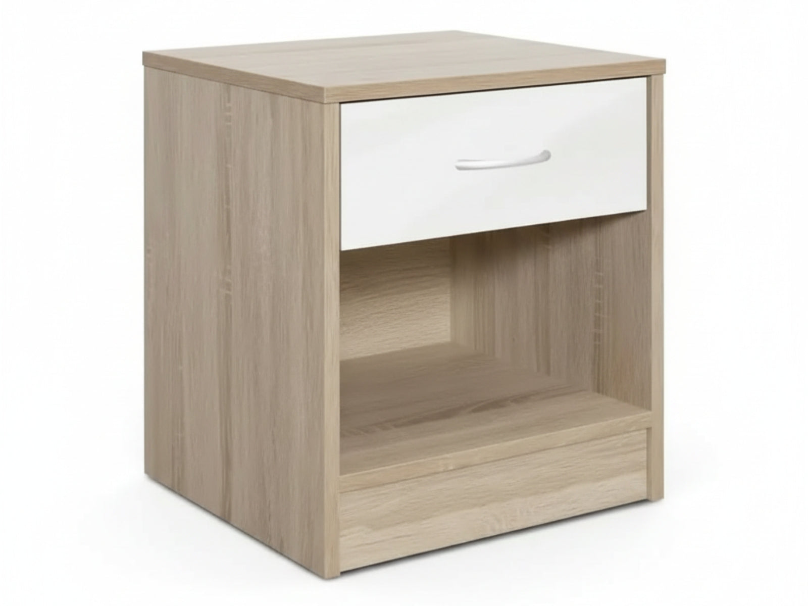Bardalona Bedside Table - Gloss White