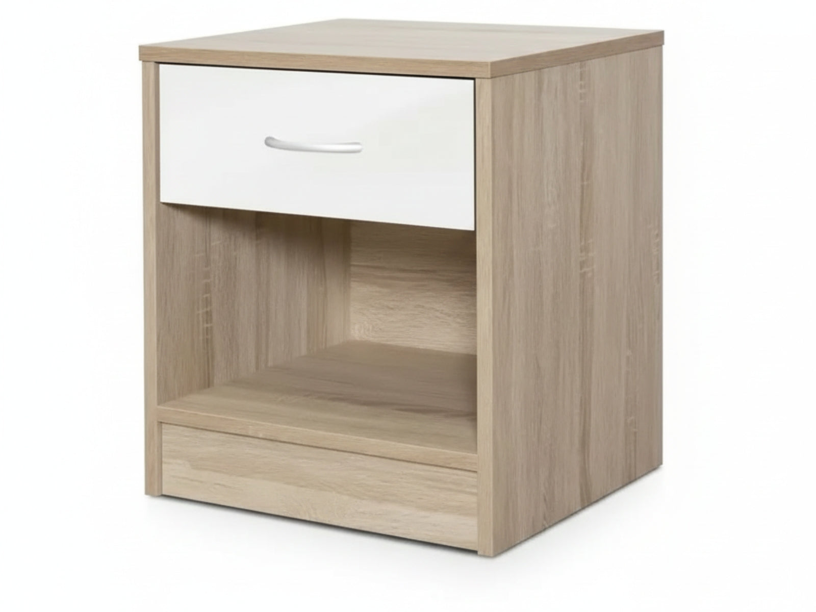 Bardalona Bedside Table - Gloss White