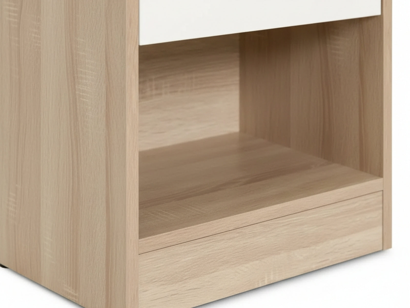 Bardalona Bedside Table - Gloss White