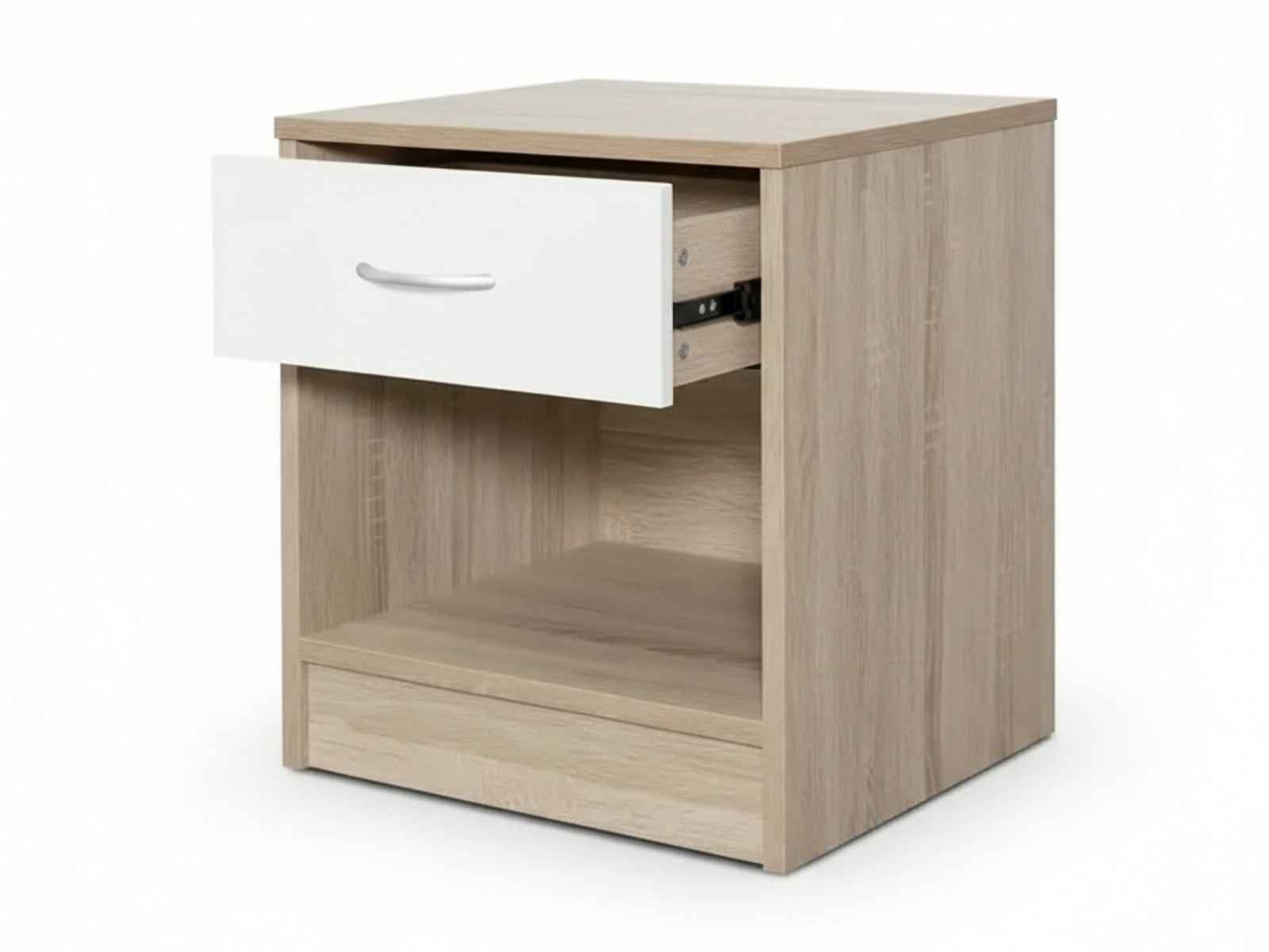 Bardalona Bedside Table - Gloss White