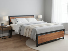 Bivio Metal Bed Frame – King