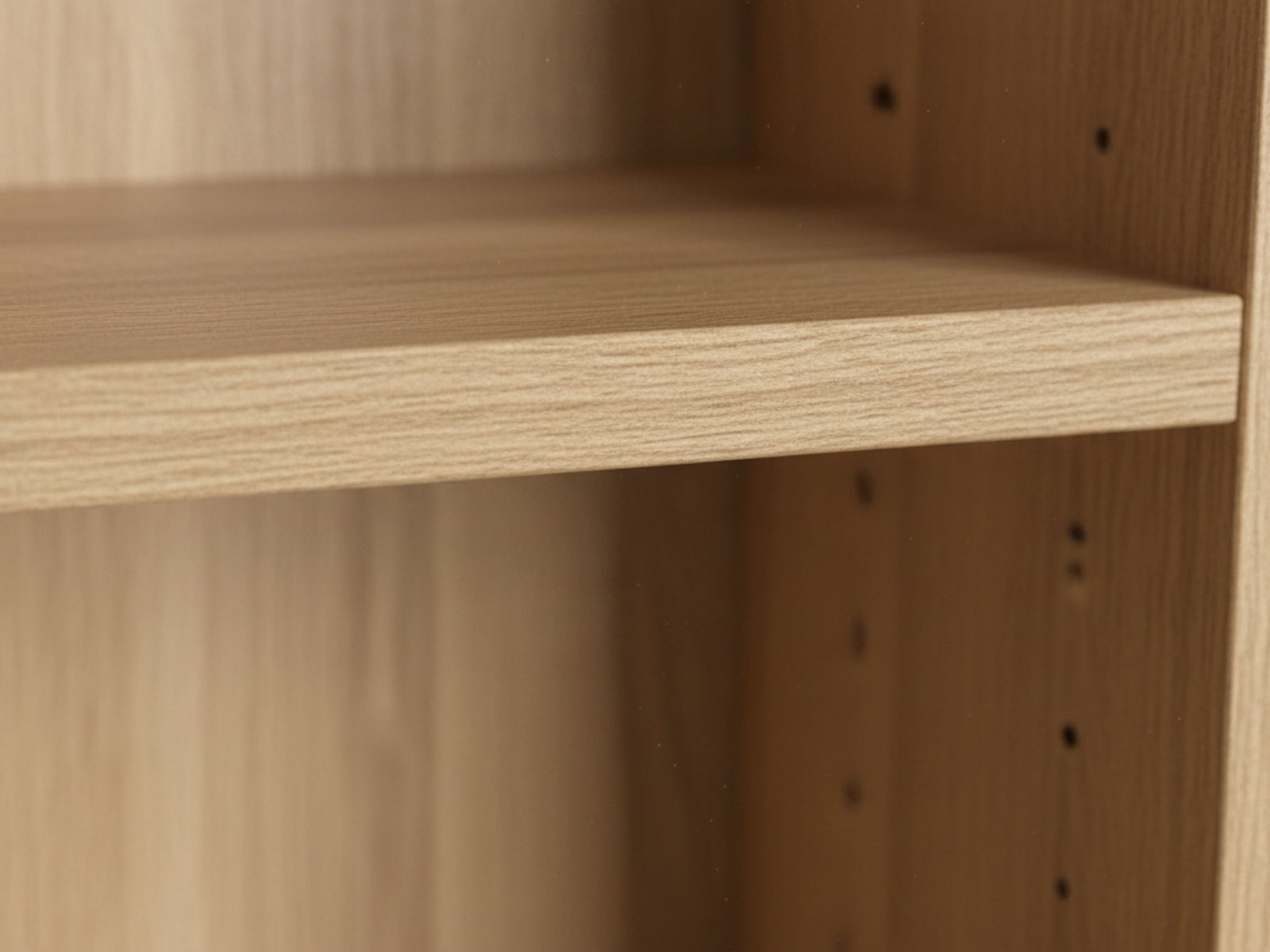 CD/DVD Storage Shelf - Natural Wood