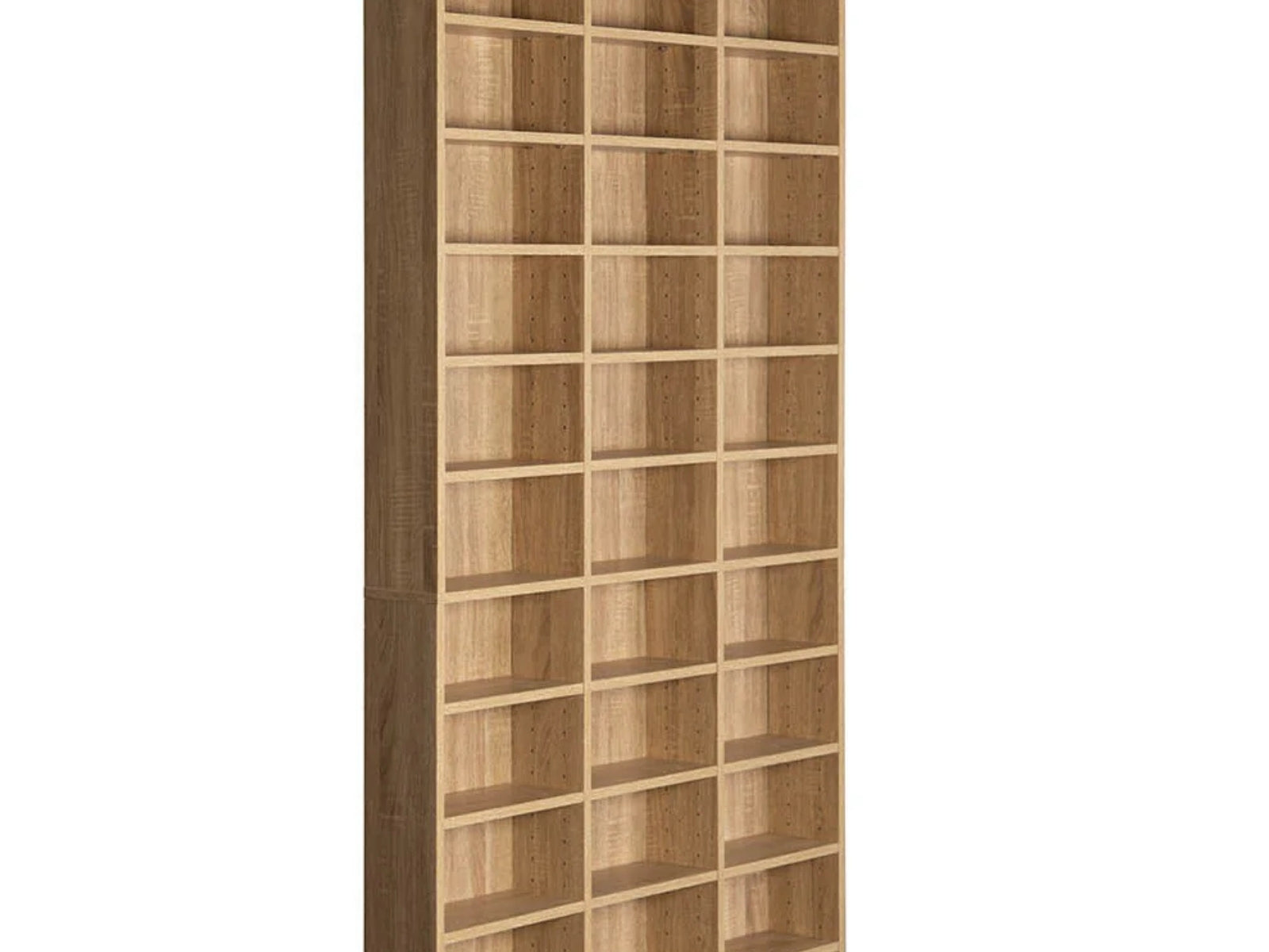 CD/DVD Storage Shelf - Natural Wood
