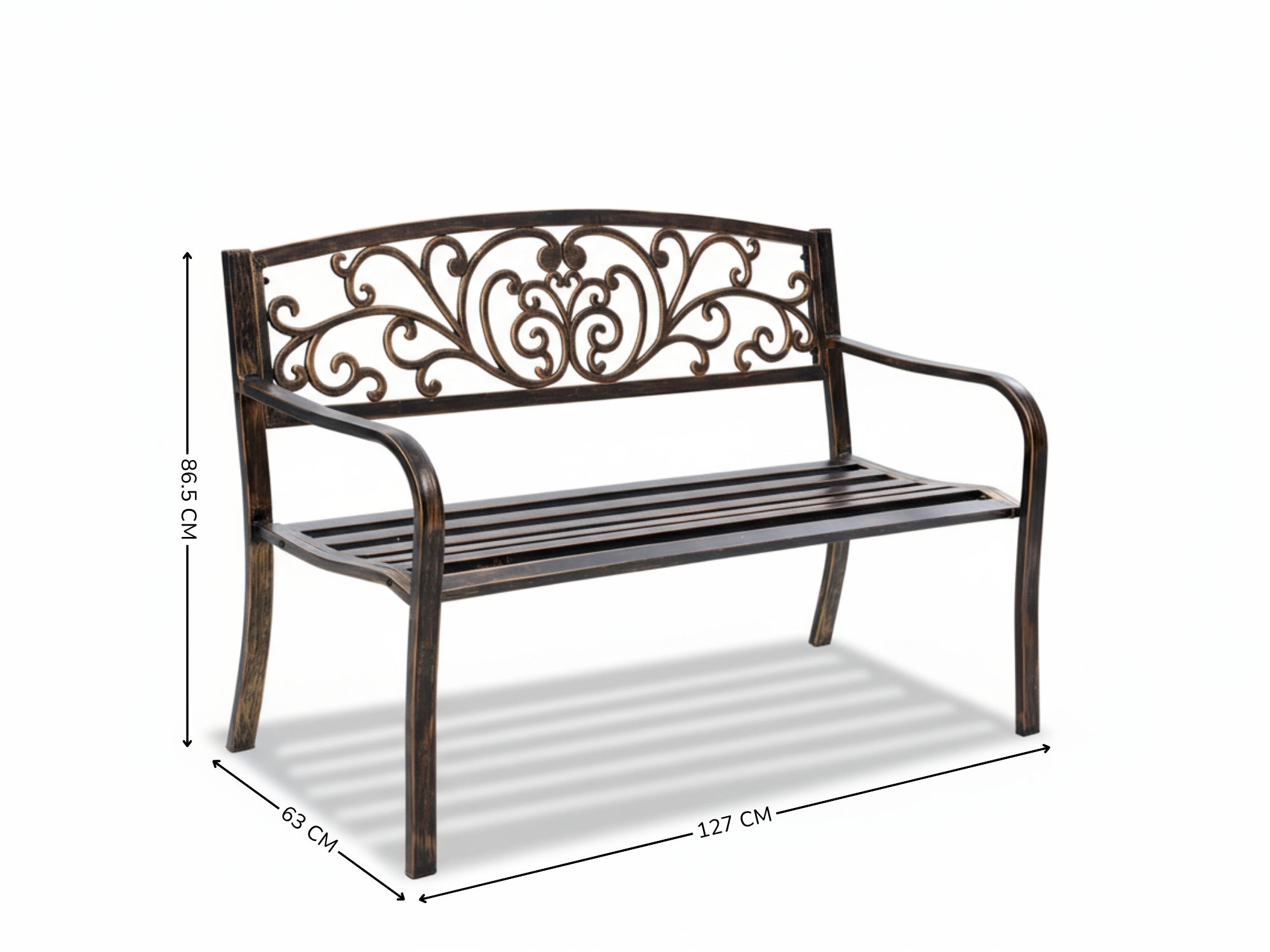 Arteferro Garden Bench C1 - Vintage Bronze